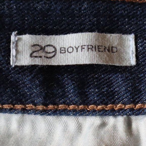 Banana Republic Premium Denim True Boyfriend Distressed Destroyed Jeans 29 - Picture 2 of 4